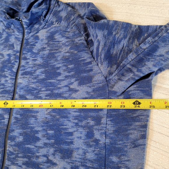 Lululemon Surge Warm Full Zip Men’s Jacket XL Hoodie Blue Pockets Troon North - Picture 11 of 14